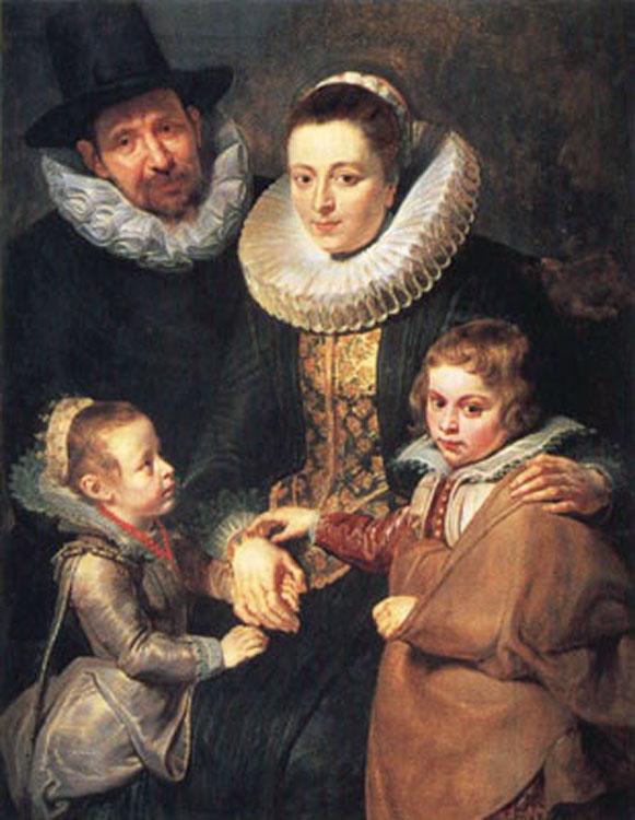 Peter Paul Rubens Fan Brueghel the Elder and his Family (mk01) Germany oil painting art
